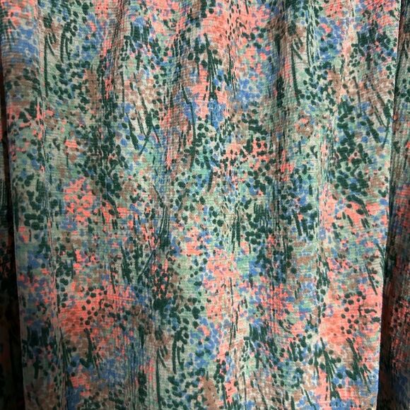 Ava & Viv Plus Size Abstract Print Balloon Sleeve Top Size 2X - Picture 8 of 9